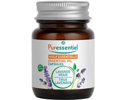 Puressentiel Echte Essentiële Lavendelolie (Lavandula Angustifolia) Biologisch 60 Capsules
