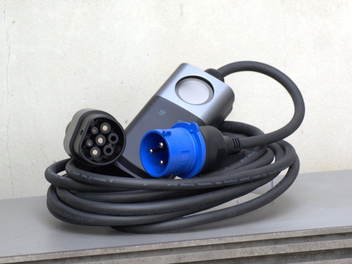 ThunderCord - 7kW - Mobiele lader type 2 - 7 meter - APP - Smart -Wi-Fi