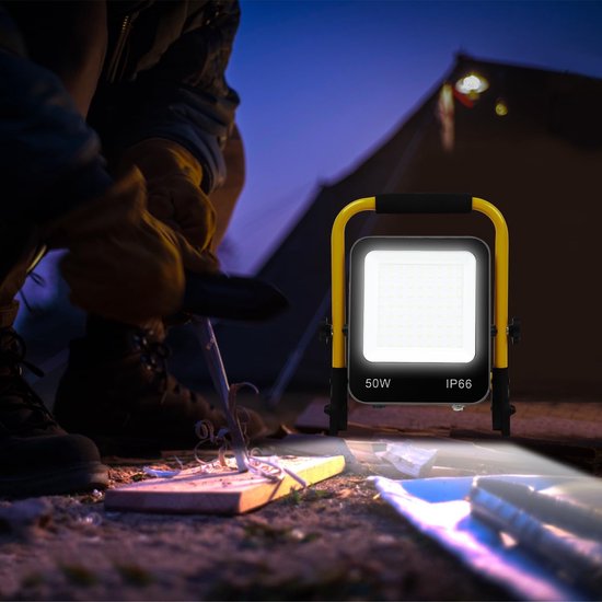 2 stuks: 100 W led-spot voor buiten, 10.000 lm, IP66, waterdicht, led-spot voor buiten, super helder, buitenverlichting, koud wit (6000 K), veiligheid