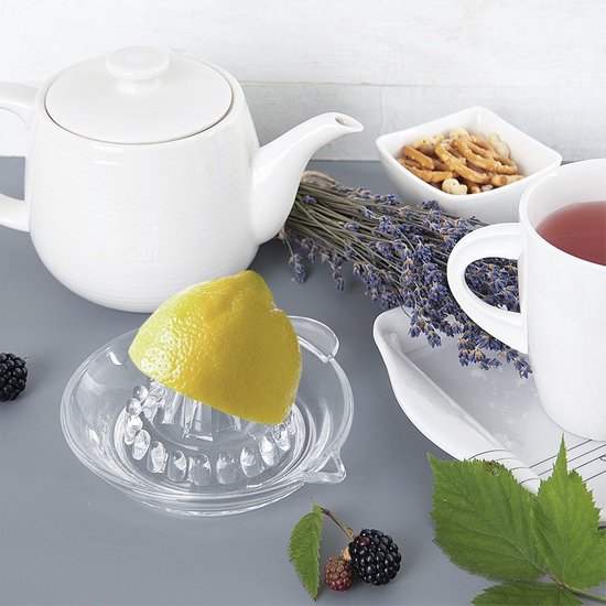 Citruspers Glas - Citroenpers - Limoenpers - Handcitruspers - Handmatige - Fruitpers - Sinaasappel van Merkloos — afbeelding 2