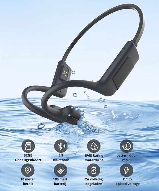Koptelefoon - OpemComm2 - USB - draadloos met botgeleiding - Shokz