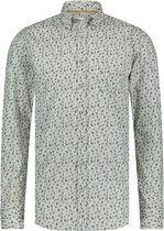 State Of Art Overhemd Poplin Print Lichtblauw - Maat M - Heren - Overhemden Casual