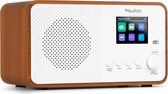 DAB radio - Audizio Avio DAB radio met Bluetooth - DAB+ - FM - USB en AUX - 20 voorkeurszender - Wit