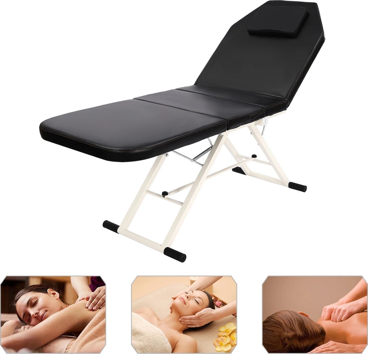 Goedkoopste Luxe Therapeutisch Massagetafel – Verstelbaar, Ergonomisch & Comfortabel – Massagebed - Behandeltafel - Behandelbank - Voor Thuis & Professioneel Gebruik - Opvouwbaar - Zwart
