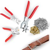 200 Stuks 6mm Metalen Oogjes – Messing Goud – Holle Klinknagels Voor Schoenen, Kleding, Tassen En DIY Leerprojecten – Corrosiebestendig En Stevig
