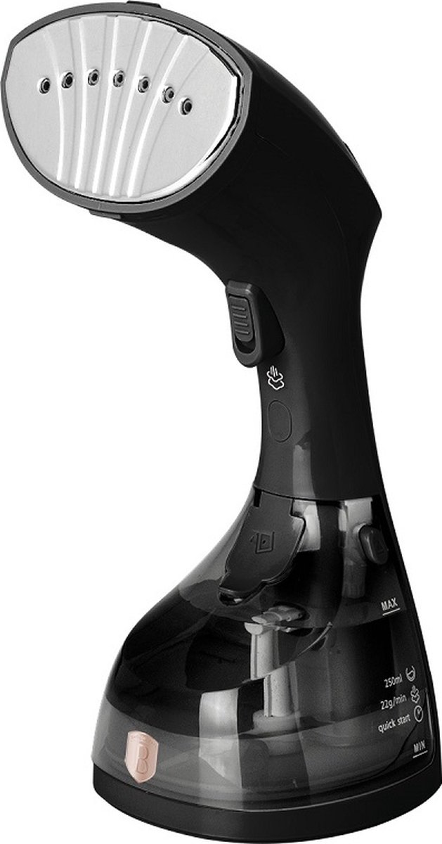 Berlinger Haus Kleding Stomer BH9550 – 1500W – Black Rose Gold – Compact en Efficiënt