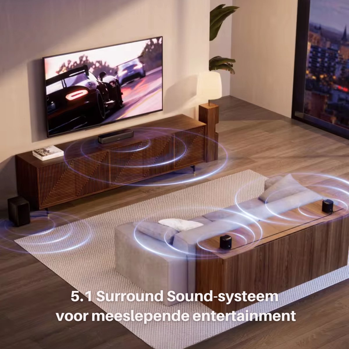 Afbeelding 2 van Soundbar - Soundbars - Soundbars voor TV - Luidspreker - met Surround Sound System - voor Home Theater