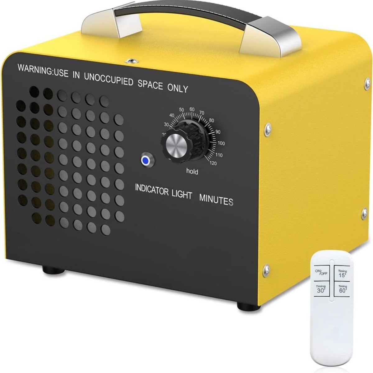 ApexArte® Ozon Generator - Ozon Apparaat - Ozongenerator - Luchtreiniger - Lucht Verschoner - Lucht Sterilisatie - Geel