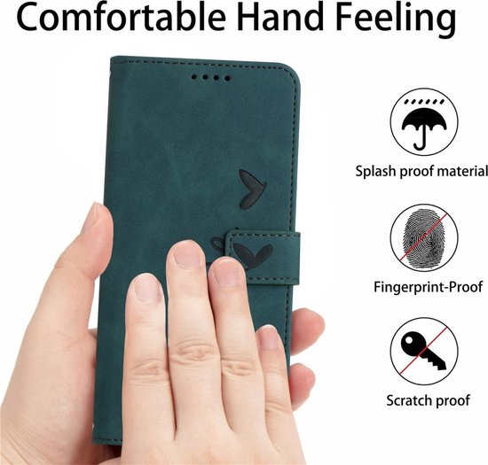 Coverup Smile Book Case Convient pour Samsung Galaxy A05s - Vert