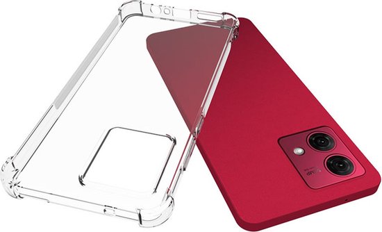 Rosso Element Motorola Moto G84 Hoesje Book Case Wallet Bruin | gsmpunt