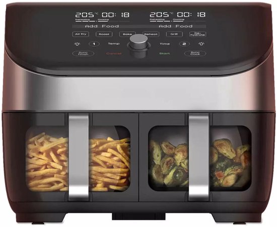 Instant Vortex Plus Dual Airfryer 7,6L RVS - Instant - €159,99