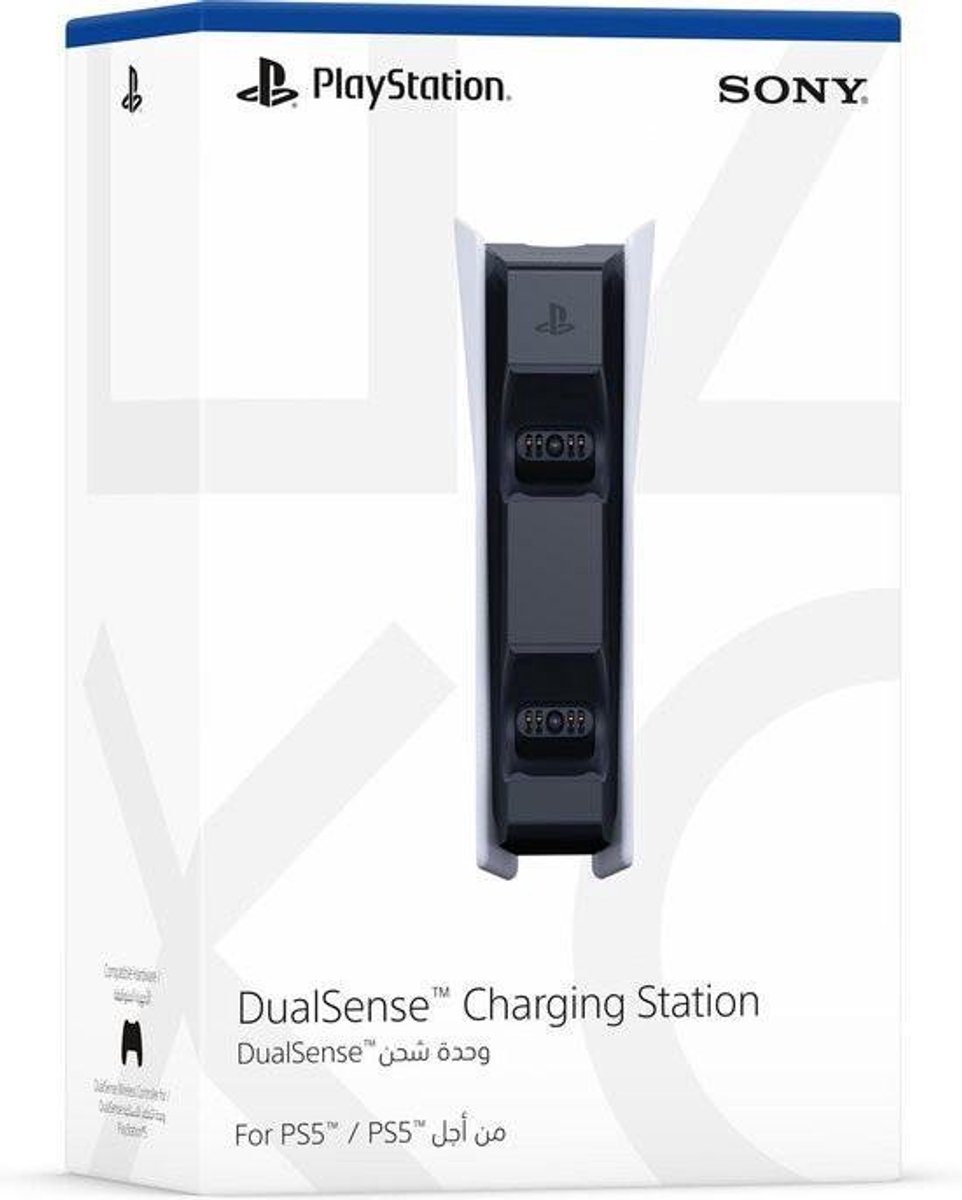 ARKAIA® Oplaadstation geschikt voor Playstation 5 | Geschikt voor Sony PS5 Controller | Dual charge | LED Indicatie | Charging station - Zwart