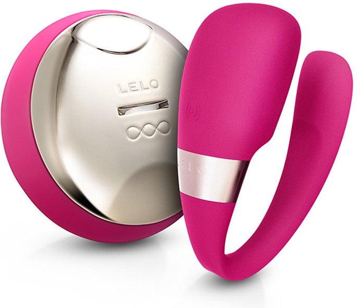 LELO TIANI 3 U-vormige stimulator voor koppels Cerise, draadloze afstandsbediening voor gegarandeerde tevredenheid