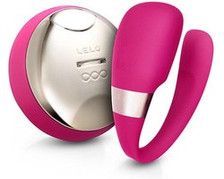 LELO TIANI 3 U-vormige stimulator voor koppels Cerise, draadloze afstandsbediening voor gegarandeerde tevredenheid