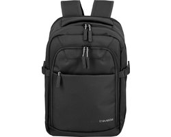 Travelite Kick Off Cabin Rugzak – Handbagage Rugtas 20L met 13” Laptopvak & Compressieriemen - Zwart