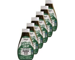 Skinny Food Co | Zero Calorie Syrup | Golden Syrup | 6 stuks | 6 x 425 ml