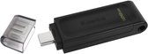 Kingston Technology DataTraveler 70 lecteur USB flash 128 Go USB Type-C 3.2 Gen 1 (3.1 Gen 1) Noir