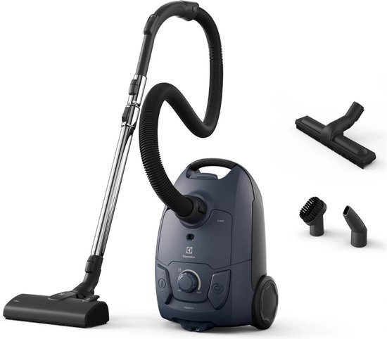 Electrolux EB51C2DB | Stofzuiger | Donkerblauw | 3 liter | 750 W | HEPA | Met zak