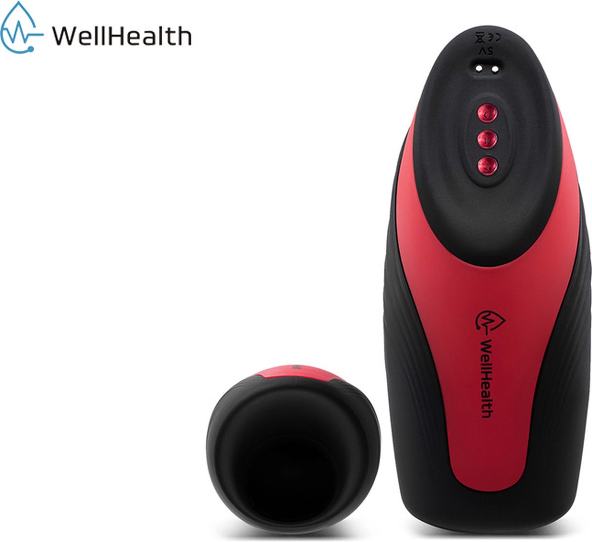 Goedkoopste Wellhealth - Masturbator voor Mannen - Zuigen - Automatisch - Verwarmend