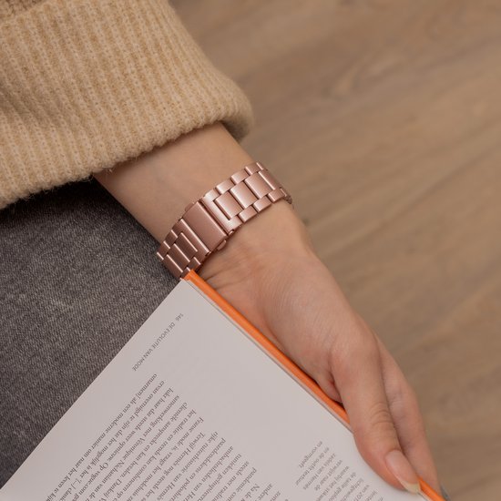 Bracelet en acier Strap-it® pour Samsung Galaxy Watch 4 - Rose