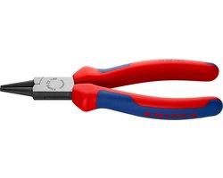 foto van Knipex 22 02 160 Rondbektang Werkplaats Recht Chroom-vanadium elektrostaal 160 mm