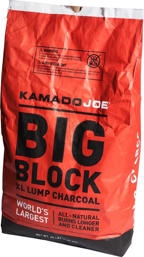 Kamado Joe - Big Blocks - Houtskool / maximum 25 kg per bestelling