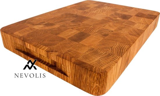 Vintage Houten Hakblok Massief Hout - Origineel keuken meubel - de Woonwinkel