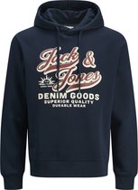 Jack & Jones JACK&JONES PLUS JPRBLUFRANKE SWEAT ZP HGH NECK PLS Heren Vest Stormy Sea