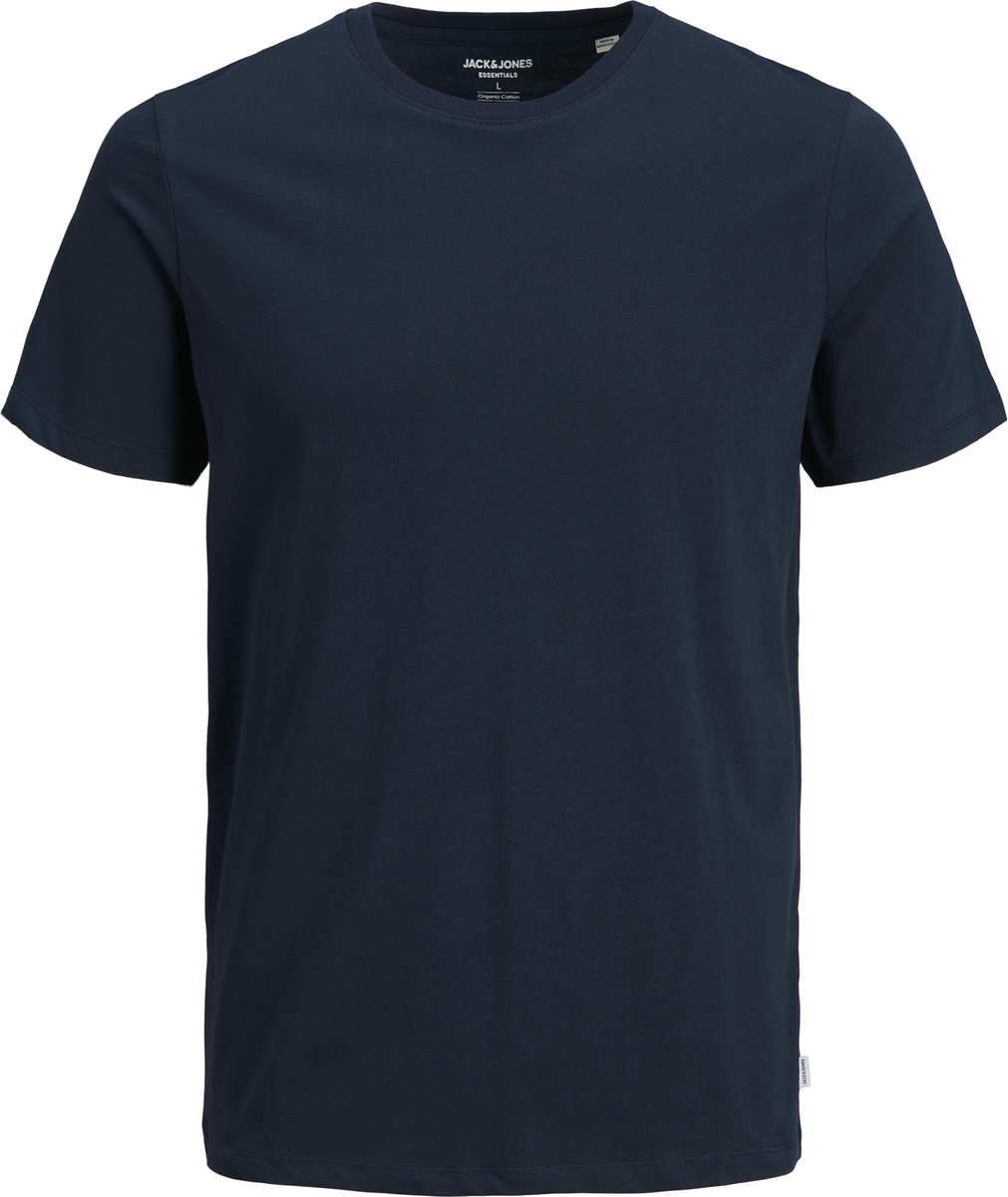 Jack & Jones T-shirt Basic Navy (Maat: 5XL)
