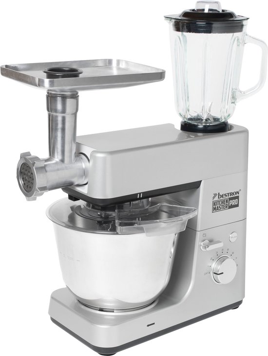 Bestron AKM1600S - Keukenmachine PRO RVS kom 1600W van Bestron — afbeelding 5