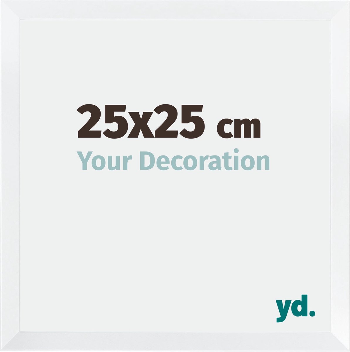 yd. Your Decoration - Fotolijst 25x25 cm - MDF - Wit Mat - Catania