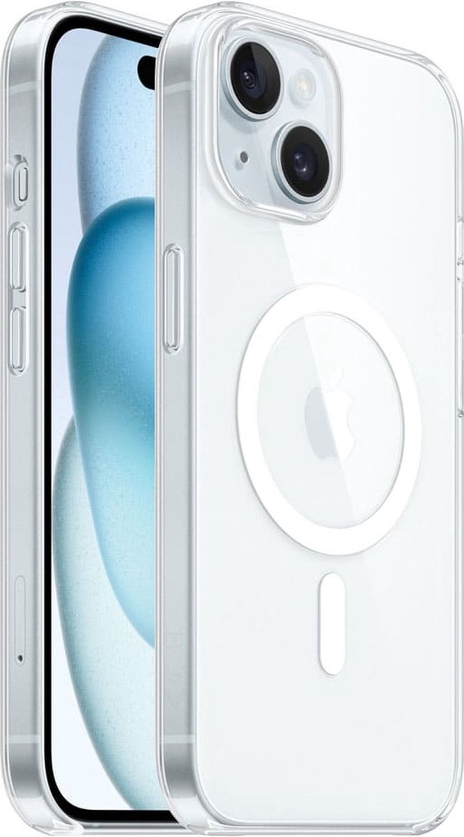Casify Doorzichtig Hoesje geschikt voor MagSafe iPhone 15 Plus Hoesje - Transparant