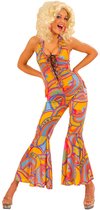 Veelkleurig hippiekostuum voor vrouwen - Verkleedkleding - Maat S