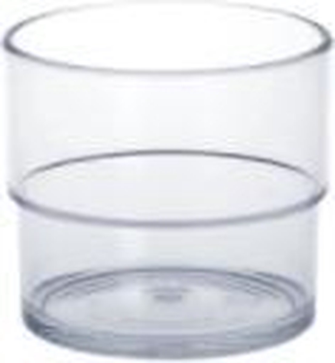 SET 20 Stuks Allround glas 0,2L SAN kristal helder van hoogwaardig kunststof