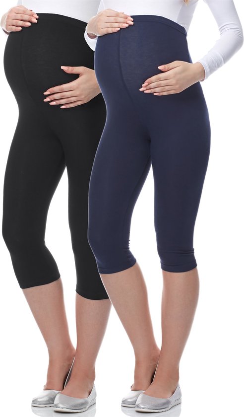 2 Pack Zwangerschaps panty ondoorzichtig legging, vrouwen ' s zwangere