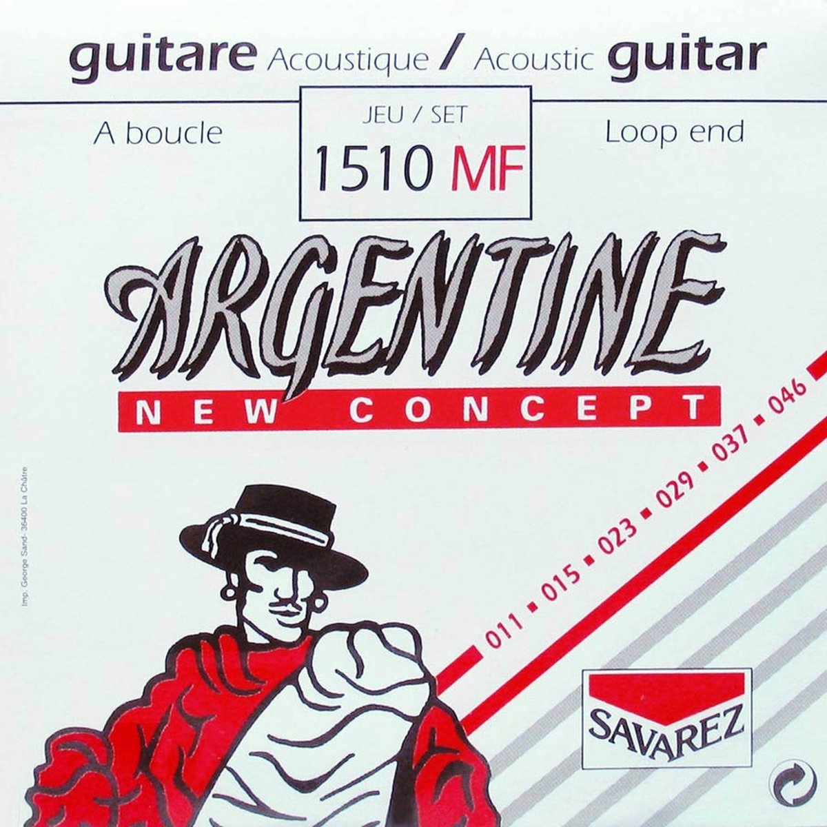 Argentine 1510-MF Akoestische Gitaar Snaren Standard Tension Loop End (011–046)