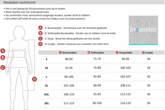 Irresistible Blue Ladies Nightgown IRNGD1506A - Tailles: S