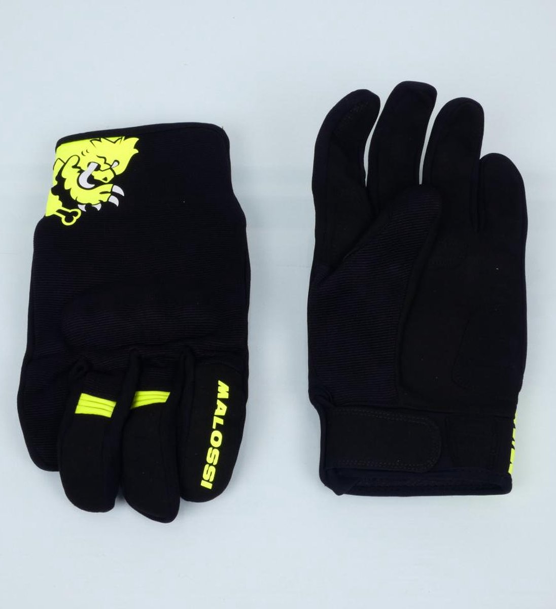 Gant moto route été Malossi M-Gloves Jaune pour homme / femme Taille S Neuf