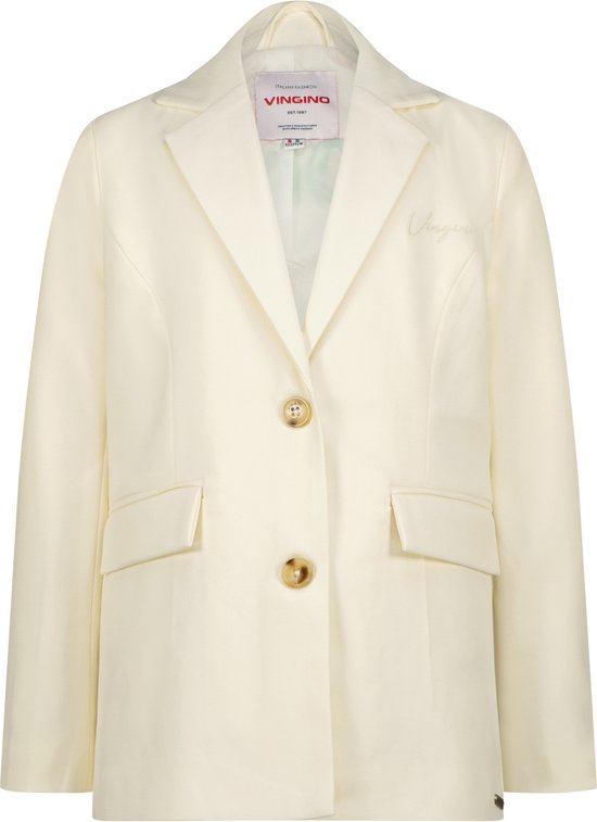 Vingino Meisjes Jacket indoor Tiana Macroon white - Maat 128