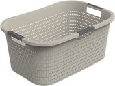 Bol.com Rotho Country Wasmand 40L Cappuccino aanbieding
