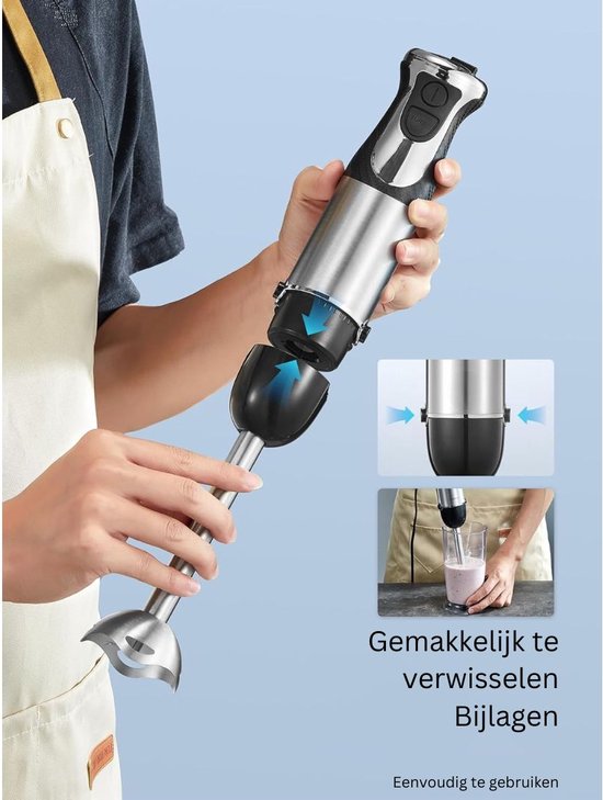 ApexArte® Draadloze Staafmixer van ApexArte — afbeelding 2