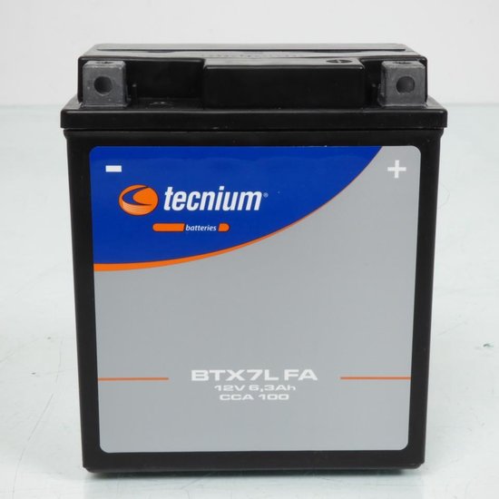 Batterie SLA Tecnium pour Scooter Suzuki 150 UX Sixteen 2008 à 2015 YTX7L SLA / 12V 6Ah Neuf