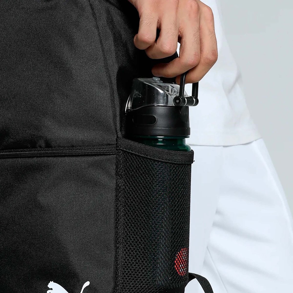 PUMA teamGOAL Backpack - sport rugtas met U-rits en mesh zakken thumbnail 4