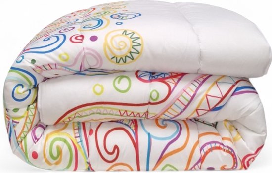 Dekbed imprimée - Sans housse (2 en 1) - Recto verso - 240 x 220 cm - Art / Velya