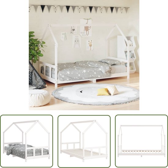 Petite Amélie Peuterbed 140x70 cm - Zwarte Kinderbed - Creëer een