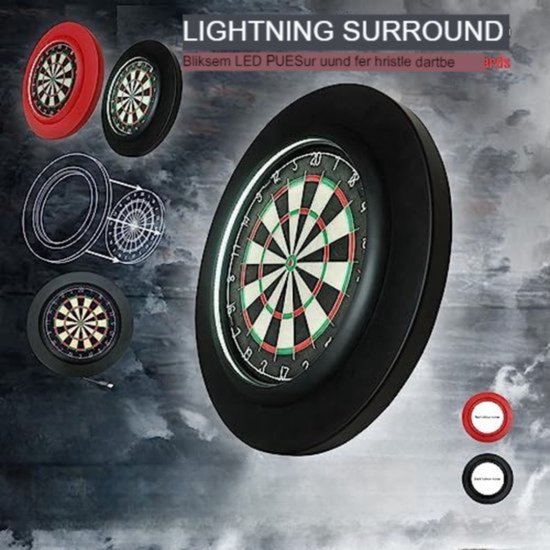 Dartbord surround ring - Dartbord verlichting led surround - Dartbord verlichting voordeelpakket - Rood van Dart — afbeelding 3