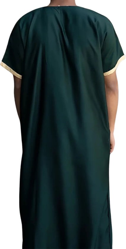 Vêtements islamiques Bovista - Djellaba Hommes - Vêtements musulmans - Caftan homme arabe - Alhamdulillah - Vert M