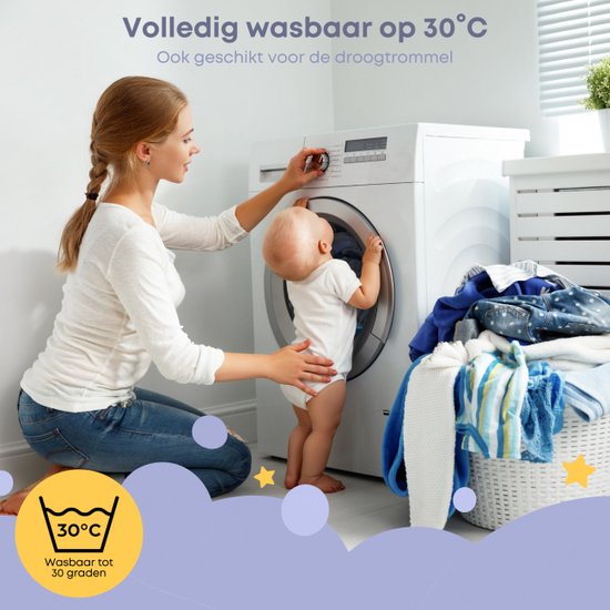 Zavelo Baby & Peuter Kussen Ukkepuck 40x60 cm - Kinderkussen - Anti-Allergisch - Eerste Kinderkussen