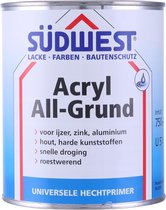 Südwest acryl all-grund U51 hechtprimer zwart - 750 ml.