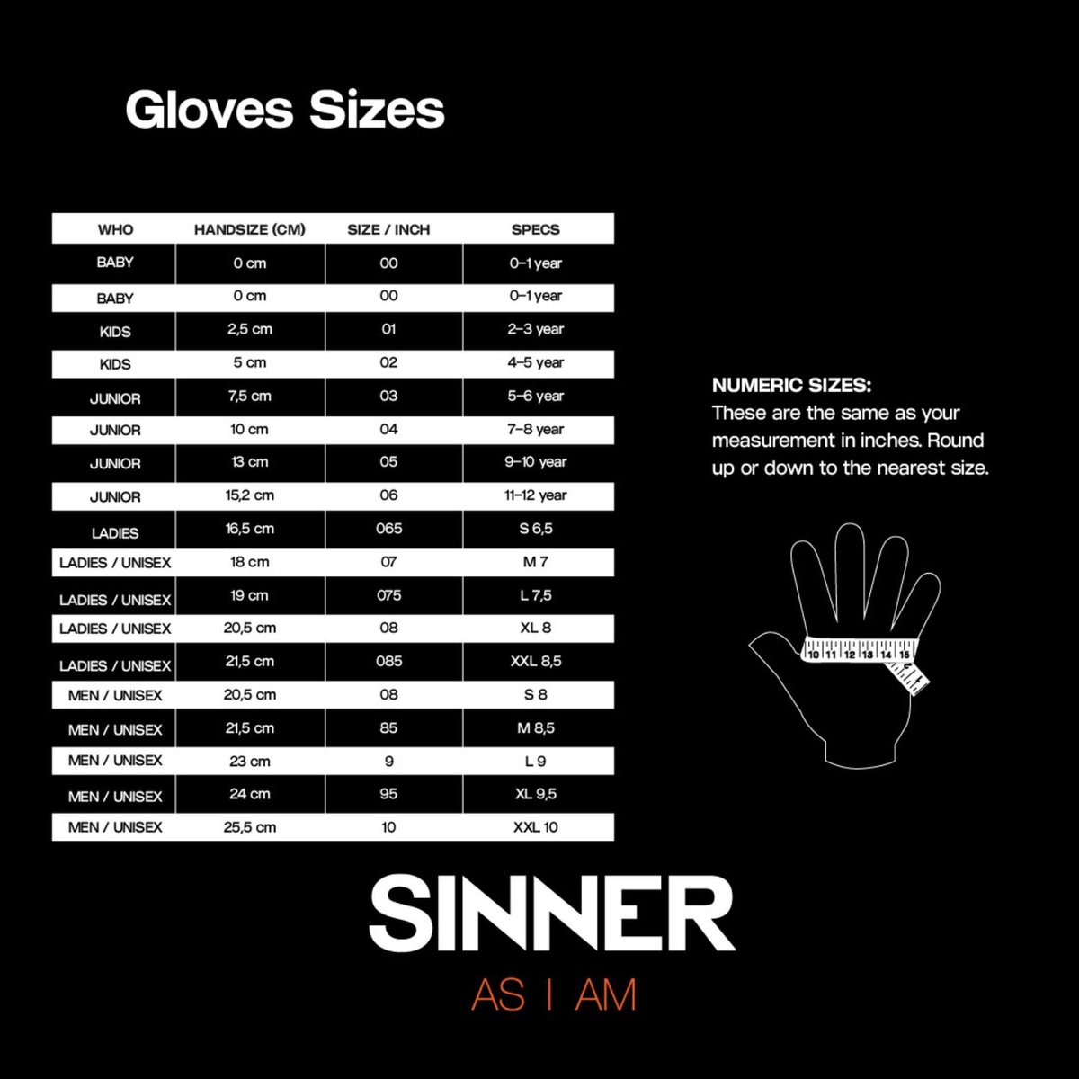 SINNER - canmore glove - Ski handschoenen heren - Zwart